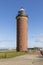 Historic lighthouse at the harbor of Cuxhaven