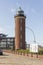 Historic lighthouse  near Alte Liebe pier, Cuxhaven