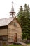 Historic log church Dunevegan Alberta AB Canada