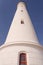 Historic Lyngvig lighthouse in Jutland, North Sea coast in Denmark. The famous NÃ¸rre Lyngvig Lighthouse