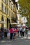 Historic Main Shopping Street, Lucca, Tuscany, Italy