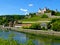 The historic Marienberg Fortress high above the city of WÃ¼rzburg