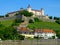 The historic Marienberg Fortress high above the city of WÃ¼rzburg