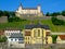 The historic Marienberg Fortress high above the city of WÃ¼rzburg