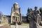 Historic Masaryk lookout tower of independence in Horice in Czech republic, sunny day