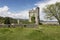 Historic medieval tower in Southern France, Europe