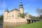 The historic moated Castle Gemen in Bocholt, Germany