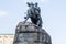 Historic monument of famous Ukrainian Hetman Bogdan Khmelnitsky on Sofia square