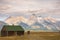 Historic Moulton Homestead With View of Grand Tetons In Background