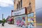 Historic movie palace and storefronts in uptown