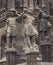 Historic neo-gothic sculpture of emperor Frantisek I in Prague