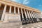 Historic neoclassical courthouse Cour de Appel built in 1840s with 24 columns in greek style is one of the most known landmarks of