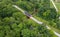 Historic Netcher road covered bridge in Ashtabula county Ohio