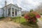 Historic New Orleans Home with Blooming Azaleas in Uptown Neighborhood