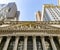 The historic New York Stock Exchange building stands in the financial district of New York City