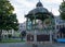 Historic old gazebo / band stand in town square, Povoa de Varzim, Porto district, Portugal