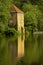 Historic old pump house on river banks