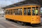 Historic orange antique San Francisco streetcar