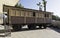 Historic Ottoman Era Wooden Passenger Train Car in Israel