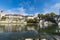 Historic part of the town of Bremgarten in hdr