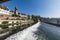 Historic part of the town of Bremgarten in hdr