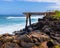 Historic Pineapple Dump Pier and Volcanic Shoreline