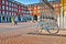 Historic Plaza Mayor square in Madrid, Spain