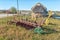 Historic plow at Matjiesfontein near Nieuwoudtville