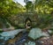 Historic Poinsett Bridge made of Stone near Greenville South Car