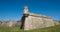 Historic Portuguese star fort in Povoa de Varzim, Portugal