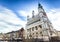 Historic Poznan City Hall located in the middle of a main square