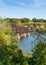 Historic rail bridge between Dubuque Iowa and East Dubuque Illinois