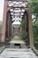 Historic railroad bridge Marietta Ohio