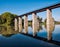 Historic Railroad Trestle Reflection