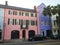 Historic Rainbow Row, Charleston, SC