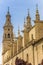 Historic Redonda cathedral in the center of Logrono
