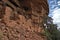 Historic remains high in the Red rocky cliffs of Arizona