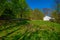 Historic restored Snead farm homestead in Shenandoah National Park