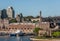 Historic Rocks warehouse and Harbour Bridge on-ramp, Sydney, Australia