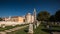 Historic roman artefacts on Zadar square, Dalmatia, Croatia