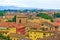 Historic Rome city panoramic view Italy