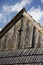 Historic rooftop with holy symbol