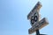 Historic Route 66 Signpost in Santa Monica