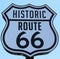 Historic Route 66 Signpost in Santa Monica. California