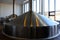 Historic Royal Brewery and bottling plant, brew kettles, Krusovice, Czechia