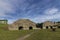 Historic Ruins in a Verdant Landscape: A Testament to Time