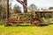 Historic Rusted Iron Drilling Equipment