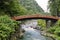 Historic sacred Shinkyo bridge, Japan