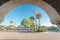 Historic sandstone original wall arches and Memorial Church