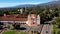 The historic Santa Barbara Spanish Mission in California, USA 2022. video from the drone